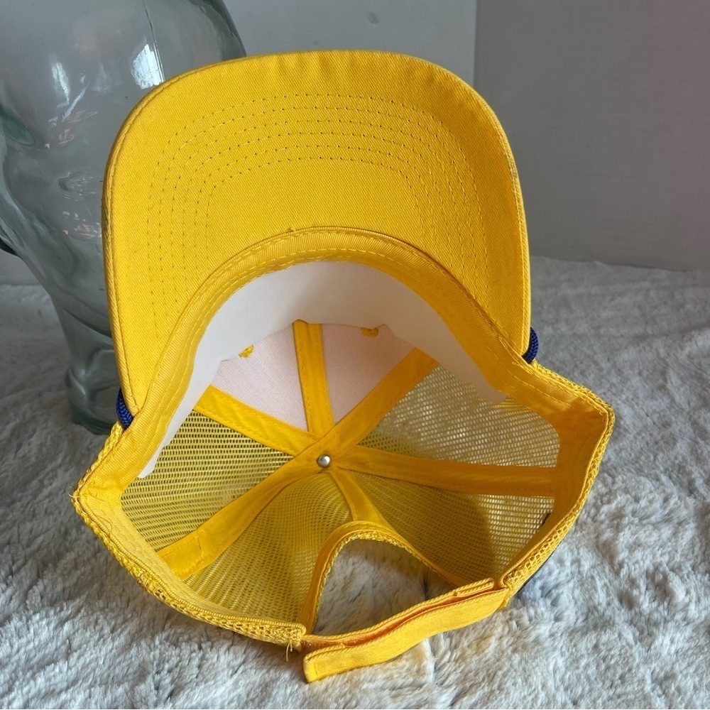 NAPA Yellow Cap with Blue Logo New - Picture 6 of 7